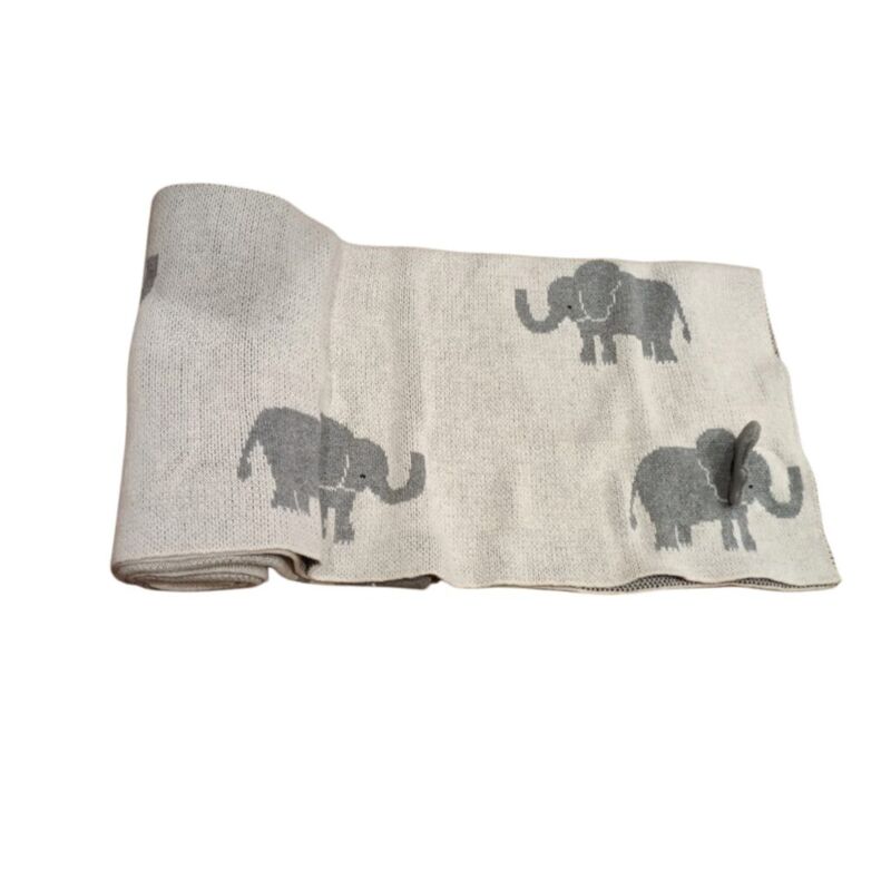 Manta de punto Nikidom Elefante