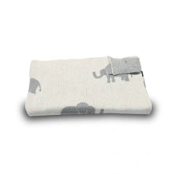 Manta de punto Nikidom Elefante